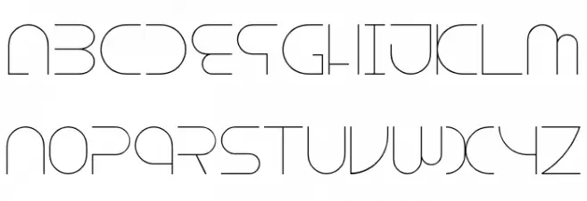 Escape Schriftart Groß