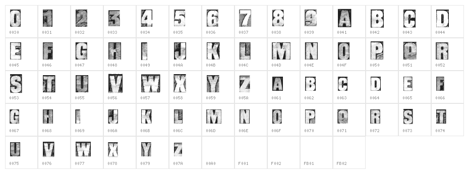 EscapeGreat Character Map