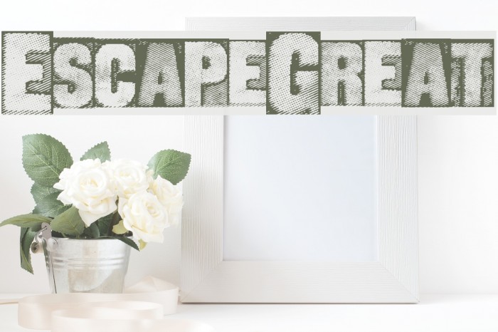 EscapeGreat Font examples