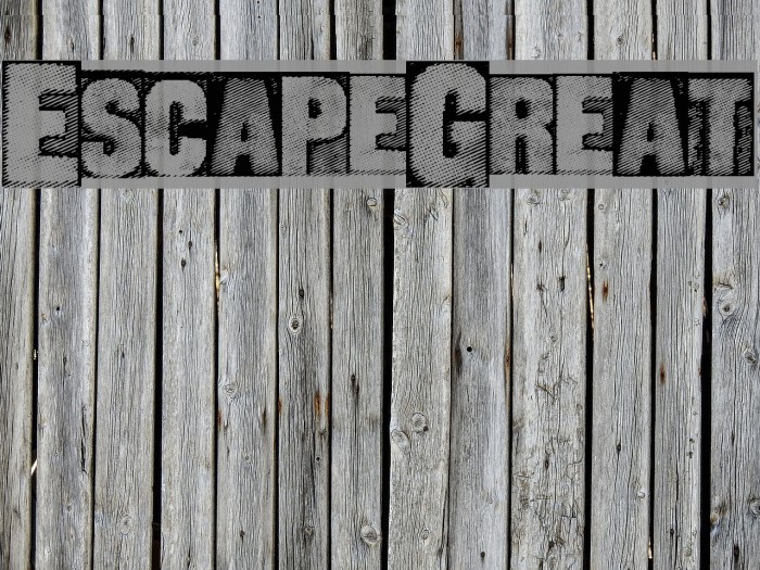 EscapeGreat Font examples