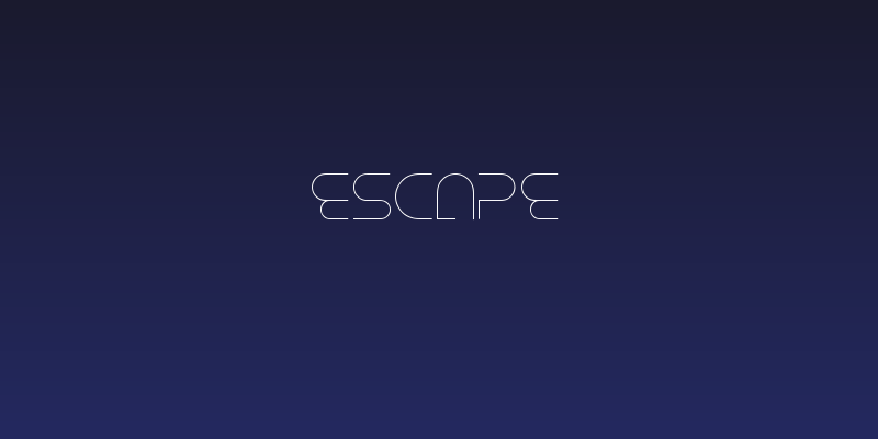 Escape Social Header