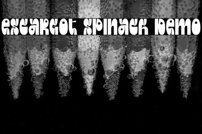 Escargot Spinach DEMO Шрифта examples