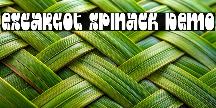 Escargot Spinach DEMO Example 2