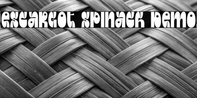Escargot Spinach DEMO Шрифта examples