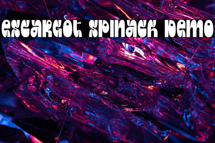 Escargot Spinach DEMO Example 3