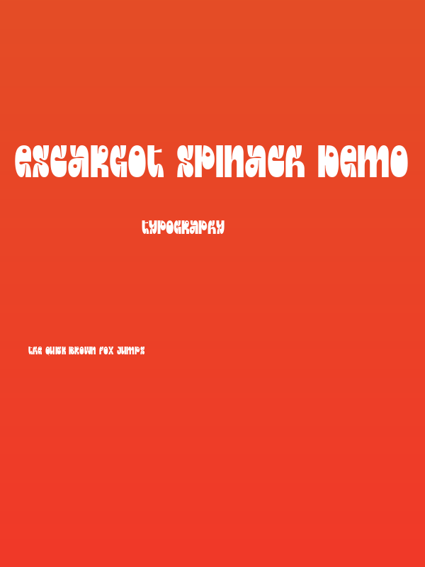 Escargot Spinach DEMO Poster