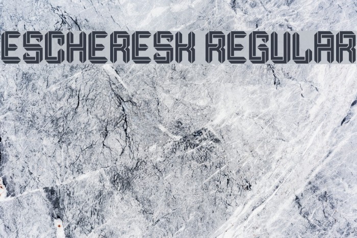 Escheresk Regular Font examples