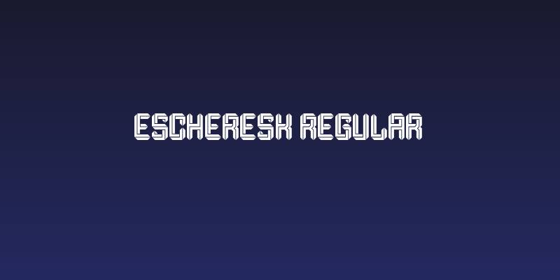 Escheresk Regular Social Header