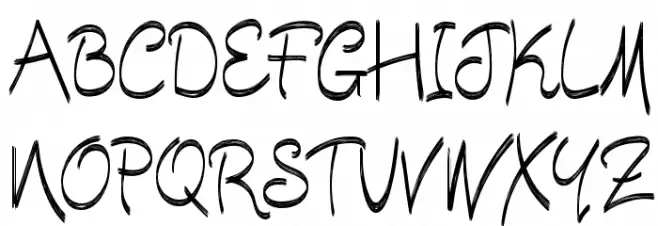 Escobeta-One Schriftart Groß