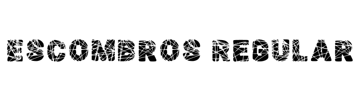 Escombros Regular  font caratteri gratis