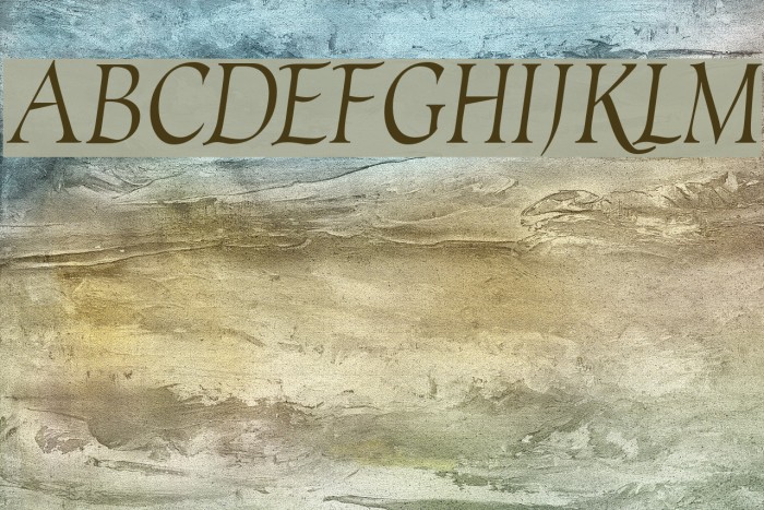 EscribaUT Italic Font examples