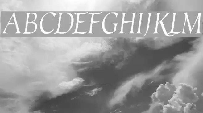 EscribaUT Italic Font examples