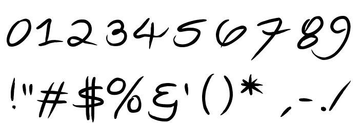 Escribi Font OTHER CHARS