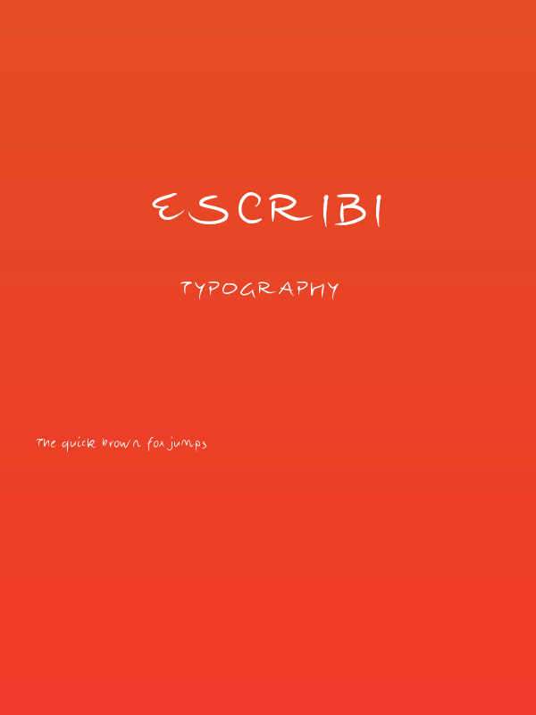 Escribi Poster