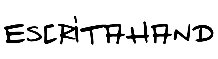 Escrita Hand  font caratteri gratis