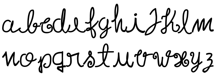 Escrita Toska Propria Med Italic Font LOWERCASE