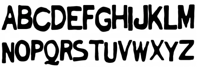 Escritor de Basura Schriftart Groß