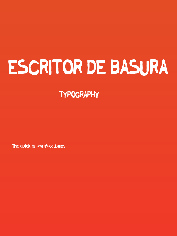 Escritor de Basura Poster