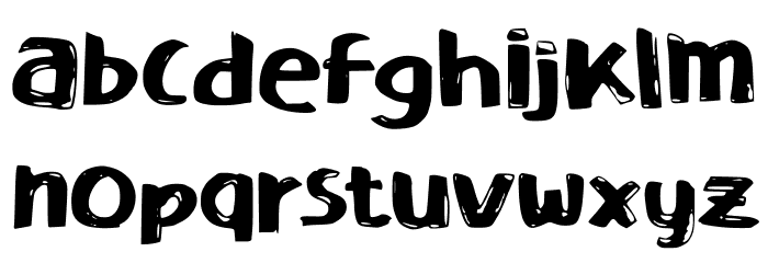 Esdegan Font LOWERCASE