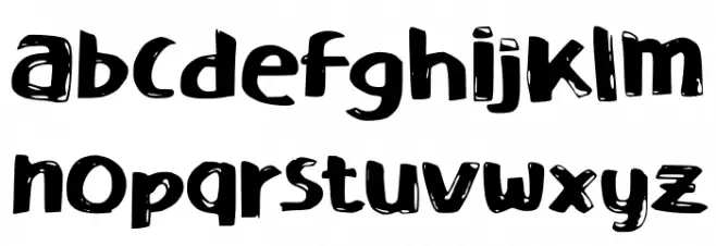 Esdegan Caratteri MINUSCOLO