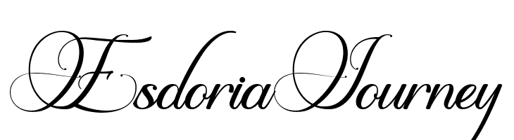 Esdoria Journey  Frei Schriftart Herunterladen