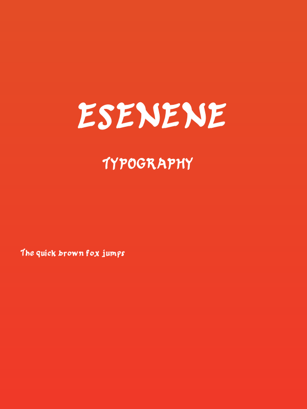 Esenene Poster