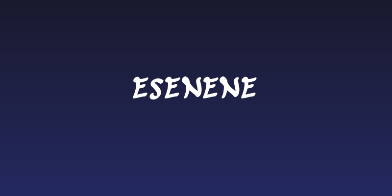 Esenene Social Header
