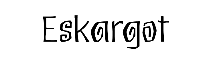 Eskargot  Frei Schriftart Herunterladen