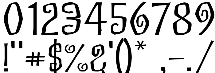 Eskargot Font OTHER CHARS