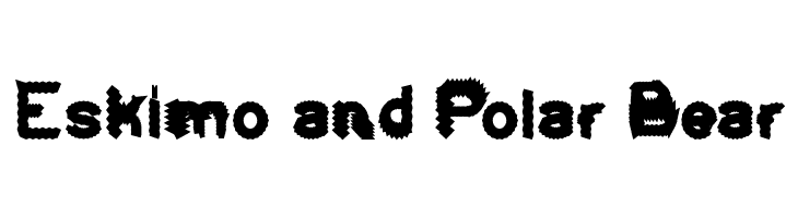Eskimo and Polar Bear  font caratteri gratis