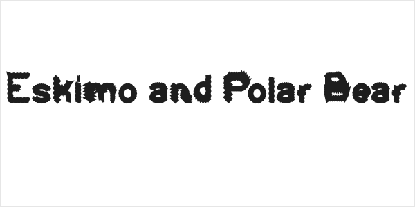 Eskimo and Polar Bear Logo