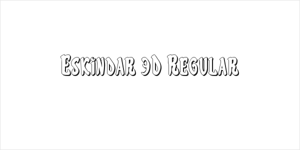 Eskindar 3D Regular Logo