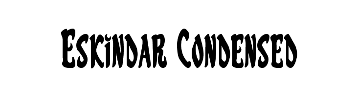 Eskindar Condensed  नि: शुल्क फ़ॉन्ट्स डाउनलोड