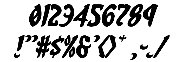 Eskindar Expanded Italic Font OTHER CHARS