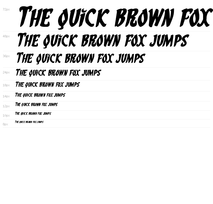 Eskindar Expanded Italic Waterfall