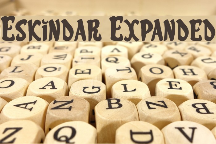 Eskindar Expanded Font examples