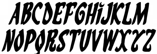 Eskindar Italic Fuentes MAYÚSCULAS