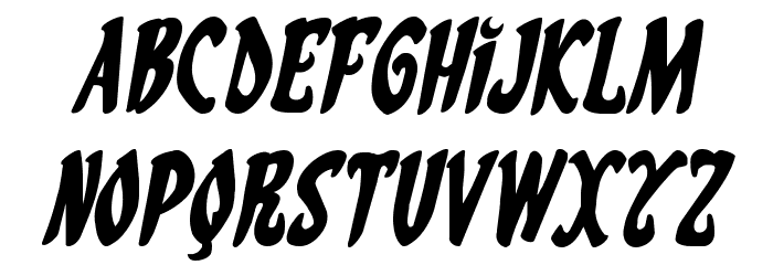 Eskindar Italic Font LOWERCASE
