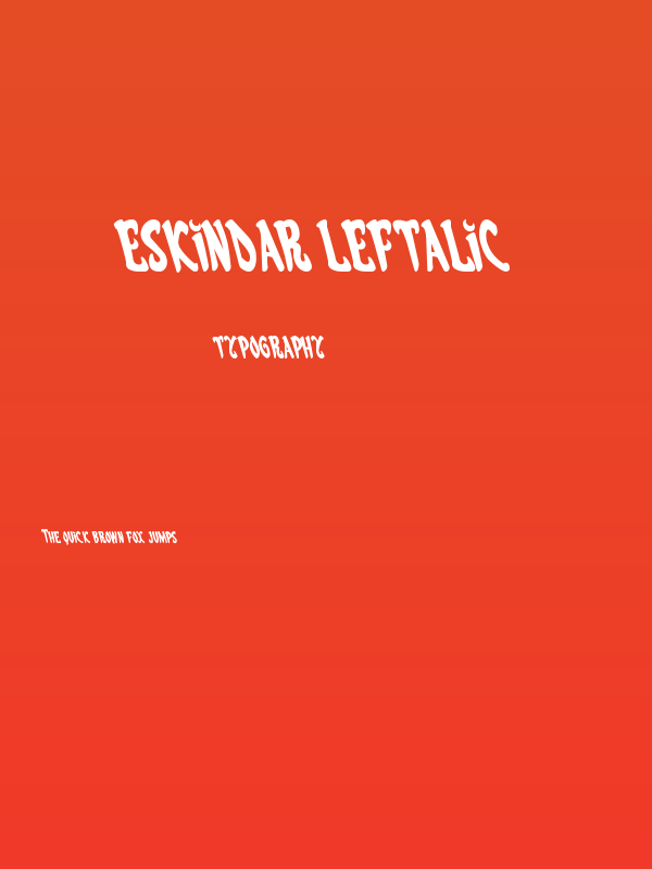Eskindar Leftalic Poster