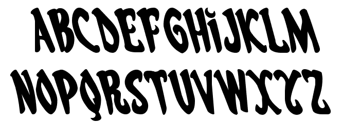 Eskindar Leftalic Font LOWERCASE