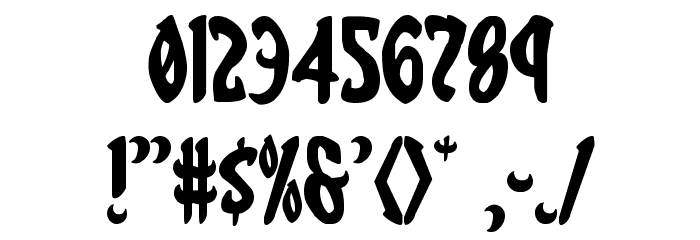 Eskindar Regular Font OTHER CHARS