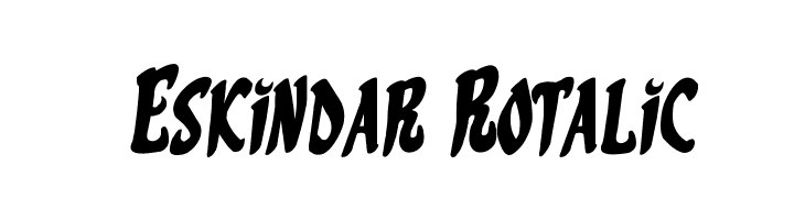 Eskindar Rotalic Font