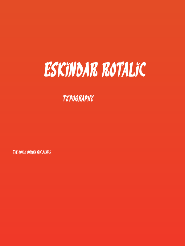 Eskindar Rotalic Poster