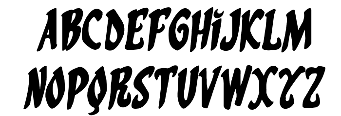 Eskindar Rotalic Font LOWERCASE