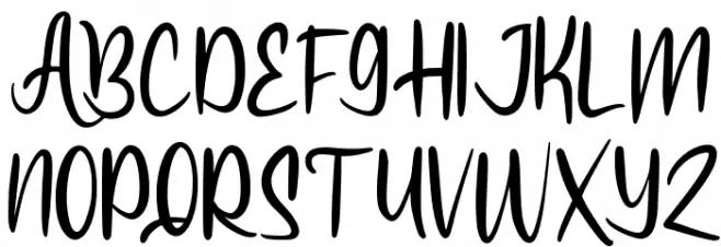 Esllieba Schriftart Groß