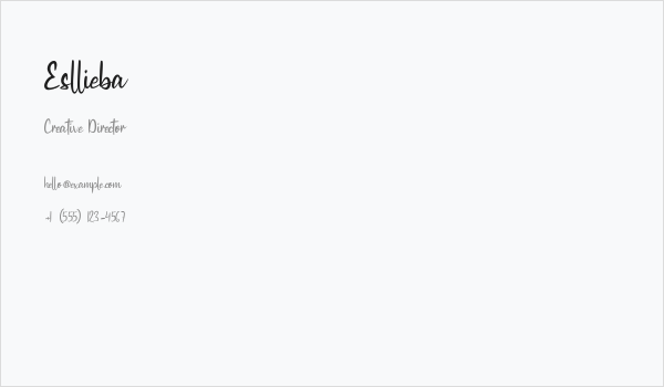 Esllieba Business Card