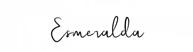 Esmeralda Шрифта