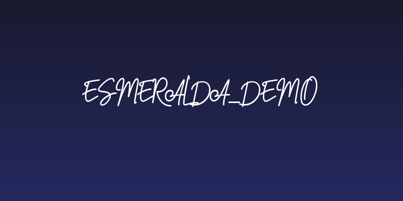 Esmeralda_Demo Social Header
