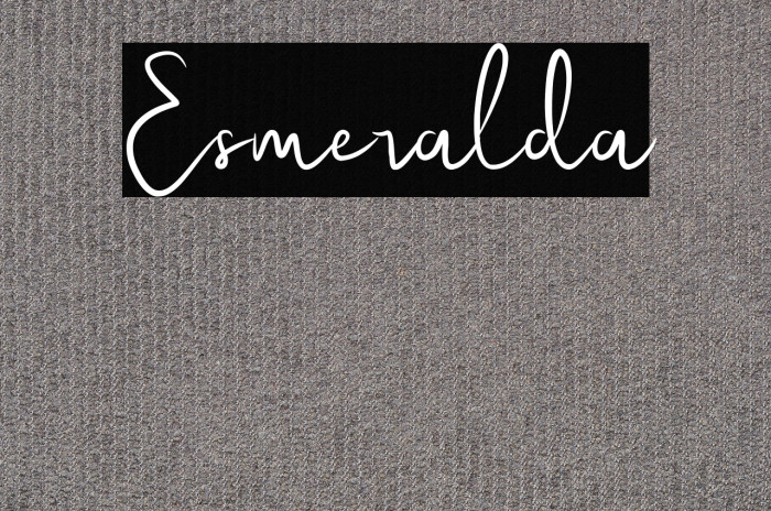 Esmeralda Example 1