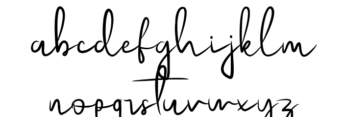 Esmeralda Font LOWERCASE
